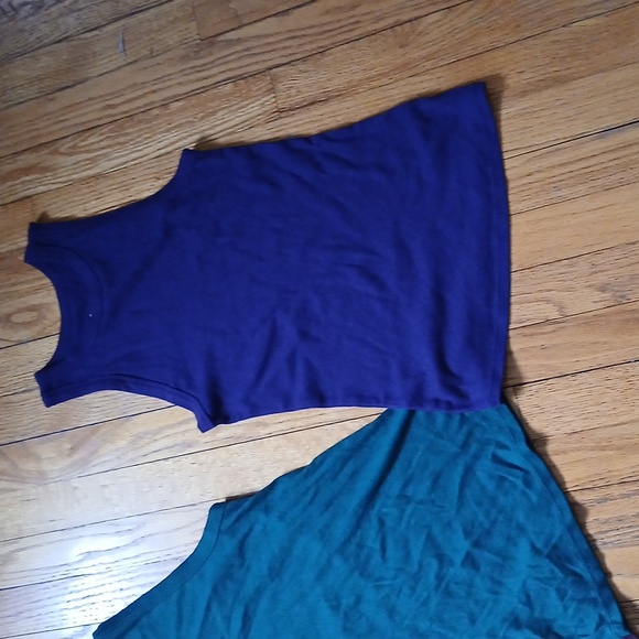 A New Day Ribbed Tank Set of Four ■ Size M Jewel Tones - Picture 2 of 7